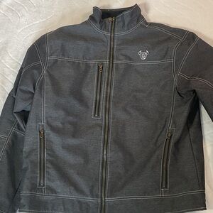 Men's Charcoal Lightweight Softshell Jacket